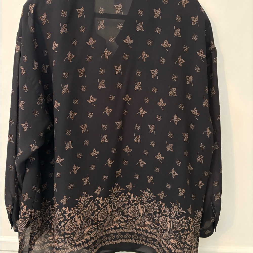 Maggie McNaughton Plus Size Women’s Blouse. Long Button Cuff Sleeves Sz 22 - Picture 9 of 10